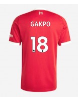 Liverpool Cody Gakpo #18 Domácí Dres 2025-26 Krátký Rukáv